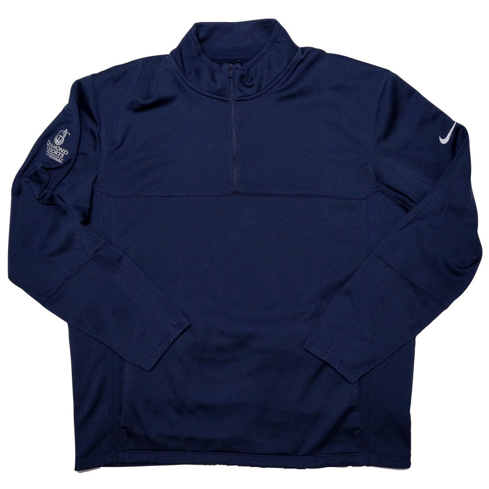 NIKE GOLF 1/2‎ Zip Pullover Jacket 686085 Diamond Resorts Invitational Blue XL